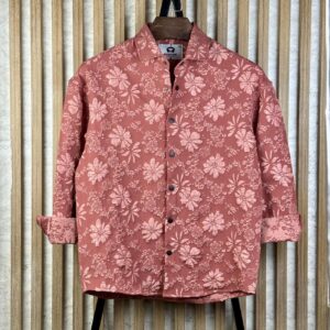 Premium Emboss Textured Full Sleeve Shirt For Men